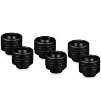 Thermal Grizzly DeltaMate Fitting ST16 Schwarz — 6er-Pack Zubehör zur Ausrichtung von Wärmeleitpads