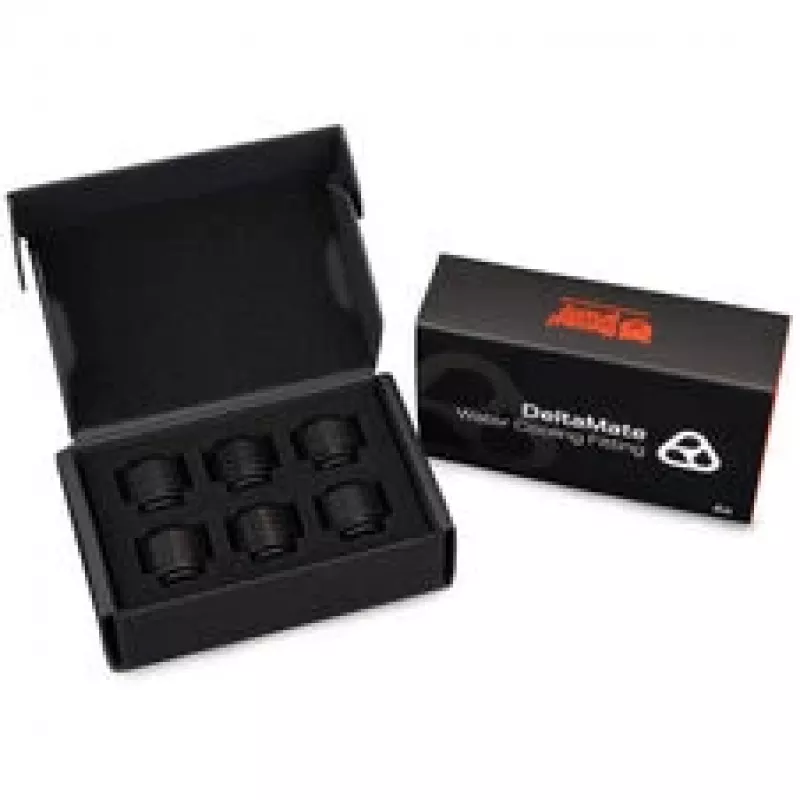 Thermal Grizzly DeltaMate Fitting ST16 Schwarz — 6er-Pack Zubehör zur Ausrichtung von Wärmeleitpads