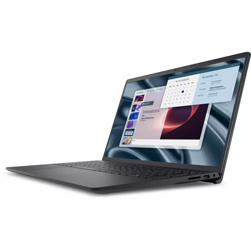 Laptop Dell PV15255 — 15,6 Zoll Full HD, AMD Ryzen 3 7320U 2,4 GHz, 8 GB LPDDR5, 512 GB SSD, Windows 11 Pro, Schwarz