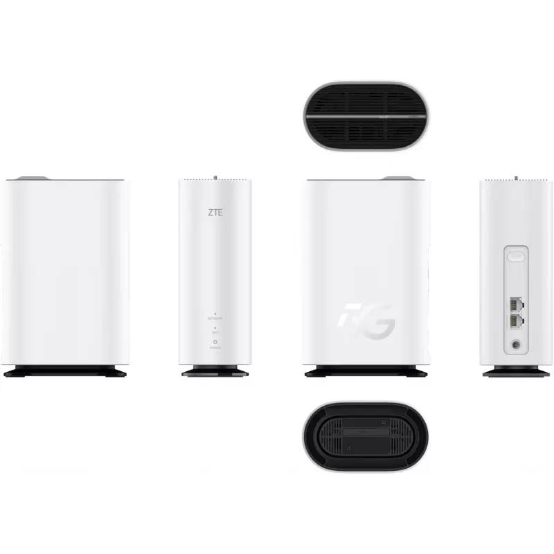 ZTE G5C – Gigabit-Ethernet-Dualband-WLAN-Router (2,4 GHz / 5 GHz) Wi-Fi 6 4G/5G in Weiß