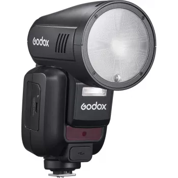 Blitz Godox V100‑N für Nikon — Tragbarer TTL-Li‑ion-Aufsteckblitz