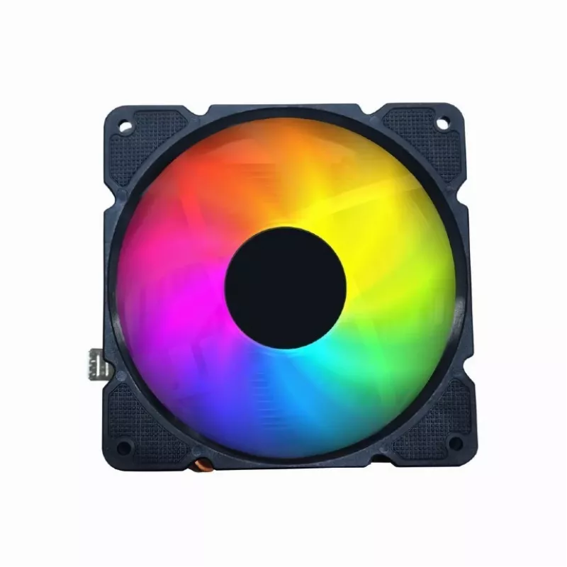 Luftkühler Gembird CPU-HURACAN-ARGB-X140 12 cm Schwarz Weiß 800-1600 U/min