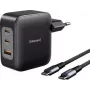 Intenso W100ACC+C520C schwarz USB-C® Adapter 100 W USB-A, USB-C® Schwarz (7810010)