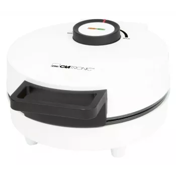 Waffle maker Clatronic WA 3832 — 1 round waffle, 1200 W, 20 cm plates, Schwarz/white
