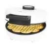 Waffle maker Clatronic WA 3832 — 1 round waffle, 1200 W, 20 cm plates, Schwarz/white