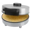 Waffeleisen CLATRONIC HA 3833 — 1 runde Waffel, 1200 W, Platten 20×20 cm, schwarz/silber