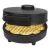 Waffeleisen CLATRONIC WA 3832 — 1 runde Waffel, 1200 W, 20 cm Platten, schwarz