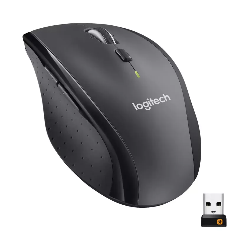 Logitech Marathon M705 Maus Kabellos USB Schwarz