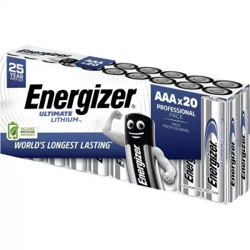 Energizer Ultimate FR03 Micro AAA -Batterie Lithium 1250 mAh 1,5 V 20 Stück (E304283300)