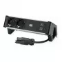 Strommodul Bachmann DESK2 mit 2x CEE7/3-Steckdosen und USB, 100W USB C/C, GST18 0,2m, schwarz