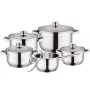 Kochset Maestro MR-2020-10 — 10-teiliges Topf- und Pfannenset