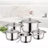 Kochset Maestro MR-2020-10 — 10-teiliges Topf- und Pfannenset