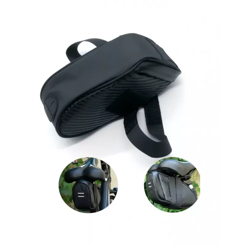 Satteltasche Motus Unter-Sattel-Tasche Schwarz — Fahrradsattelpackung, kompakte Unter-Sattel-Aufbewahrung