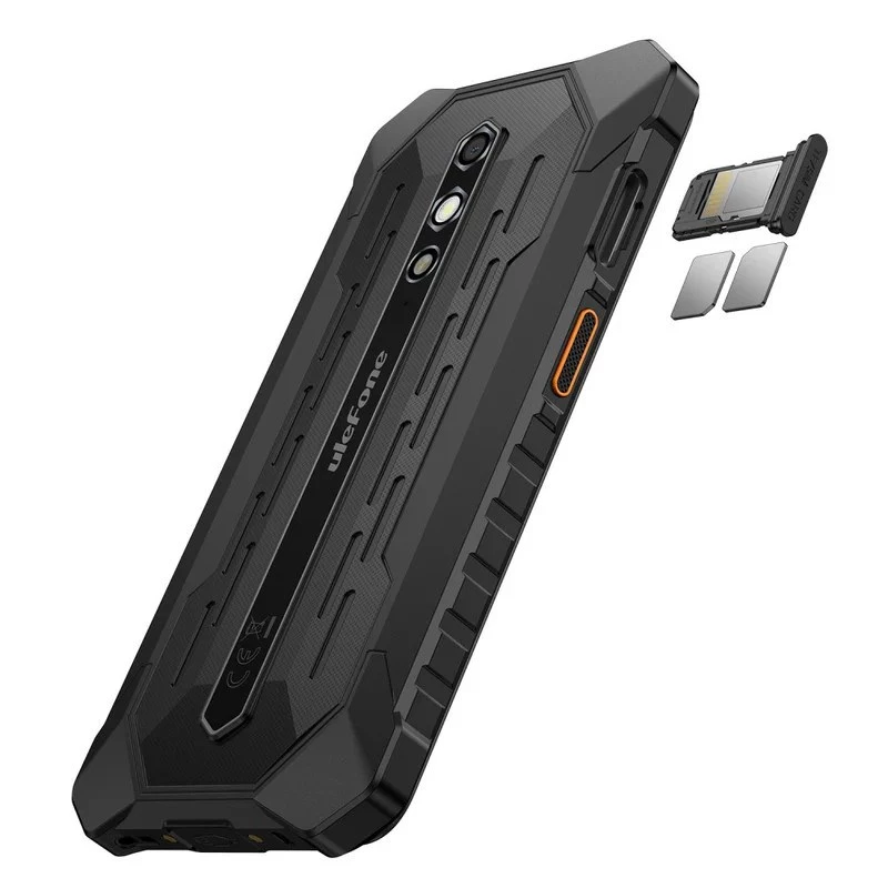 Robustes Smartphone UleFone RugKing 2 Pro – 4 GB RAM, 128 GB Speicher, Schwarz