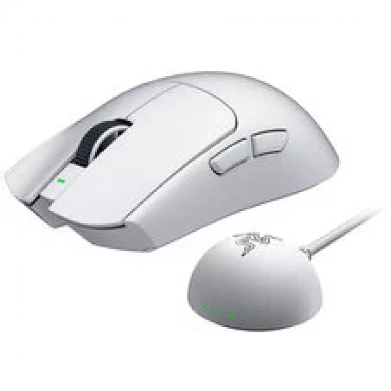 Razer Viper V4 Pro Weiß Gaming-Maus – Kabellos, 50 g ultraleicht, 50.000 DPI