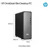 HP OmniDesk S03-0032ng - Schlanker Desktop - Core i3 i3-14100 - Komplettsystem - Core i3
