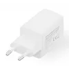 Wandladegerät DIGITUS USB GaN 45W — 1× USB-C, 1× USB-A, Eingang 100–240V, Weiß