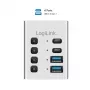 Hub USB 3.2 Gen 1, 4 Ports, USB-A/C, Ein-/Ausschalter