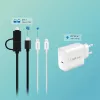 Hub USB 3.2 Gen 1, 4 Ports, USB-A/C, Ein-/Ausschalter