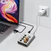 Hub USB 3.2 Gen 1, 4 Ports, USB-A/C, Ein-/Ausschalter