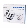 Hub USB 3.2 Gen 1, 4 Ports, USB-A/C, Ein-/Ausschalter