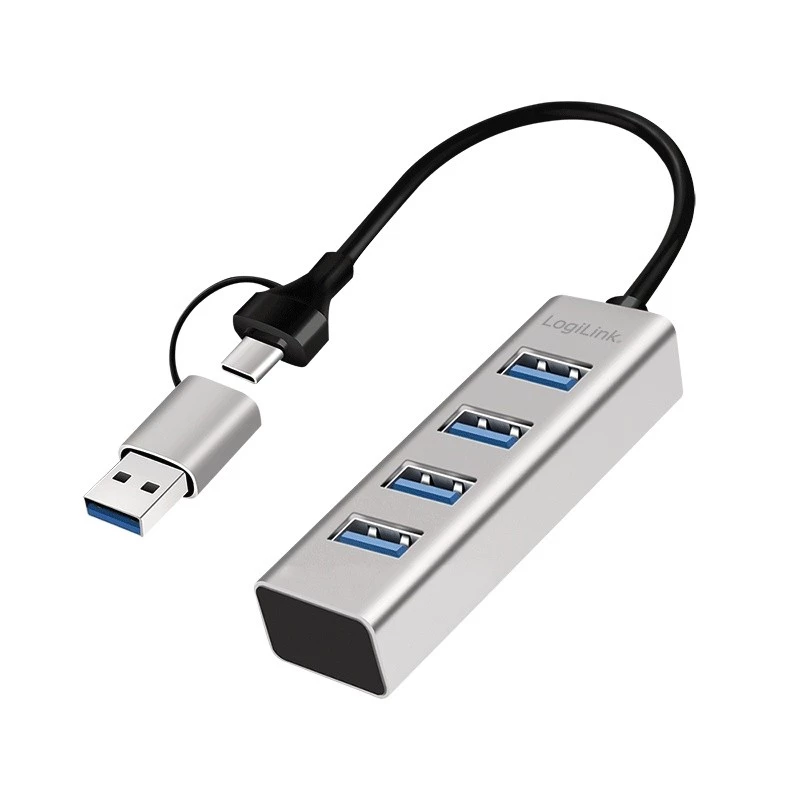 Hub USB 3.0 4-Port USB-A 5 Gbit/s
