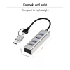 Hub USB 3.0 4-Port USB-A 5 Gbit/s