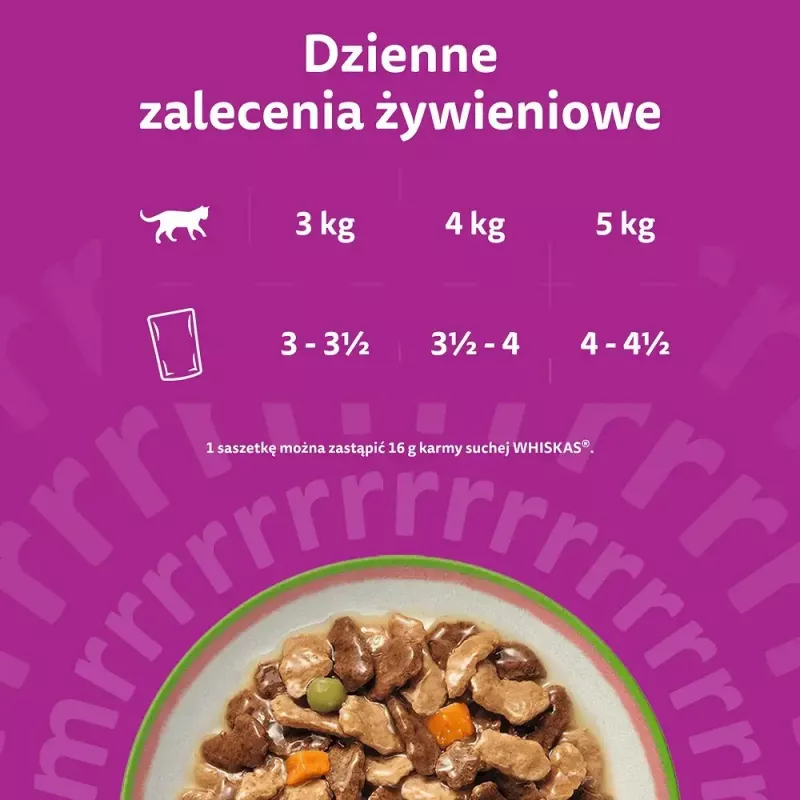Nassfutter für Katzen Whiskas Tasty Mix Chef’s Selection in Soße 40×85 g Beutel