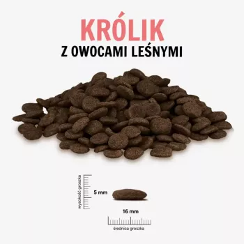 PAKA ZWIERZAKA Kaninchen mit Waldfrüchten Large 9 kg Trockenfutter für Hunde