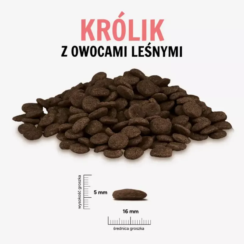 PAKA ZWIERZAKA Kaninchen mit Waldfrüchten Large 9 kg Trockenfutter für Hunde