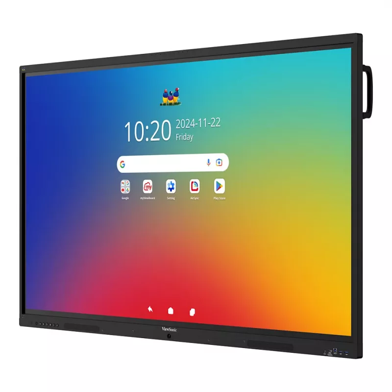 ViewBoard 41 Serie Touchscreen 75ZOLL UHD, Android 16 EDLA, IR 450 Nits, 2x20W + Sub 15W + 8 Array-Mikrofon, 3 x USB-C 8/128GB, 8-Kern C