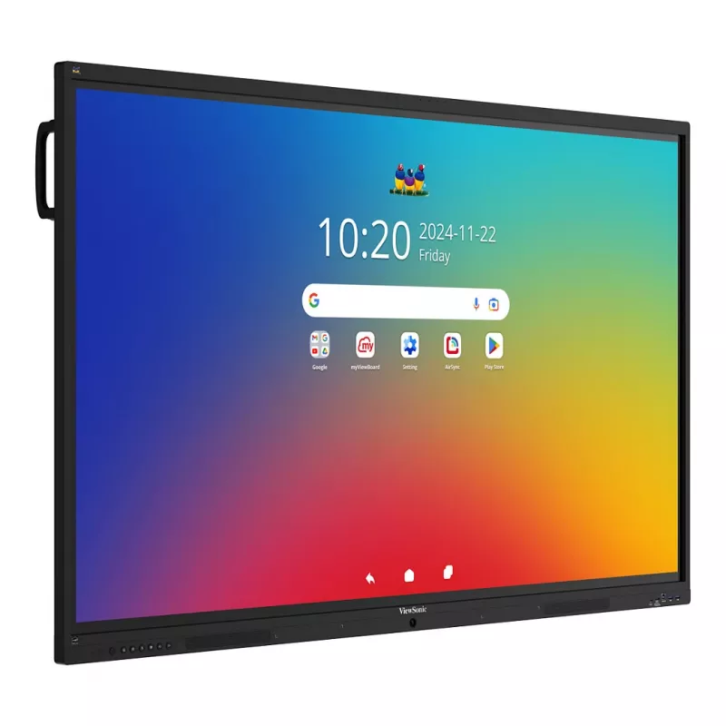 ViewBoard 41 Serie Touchscreen 75ZOLL UHD, Android 16 EDLA, IR 450 Nits, 2x20W + Sub 15W + 8 Array-Mikrofon, 3 x USB-C 8/128GB, 8-Kern C