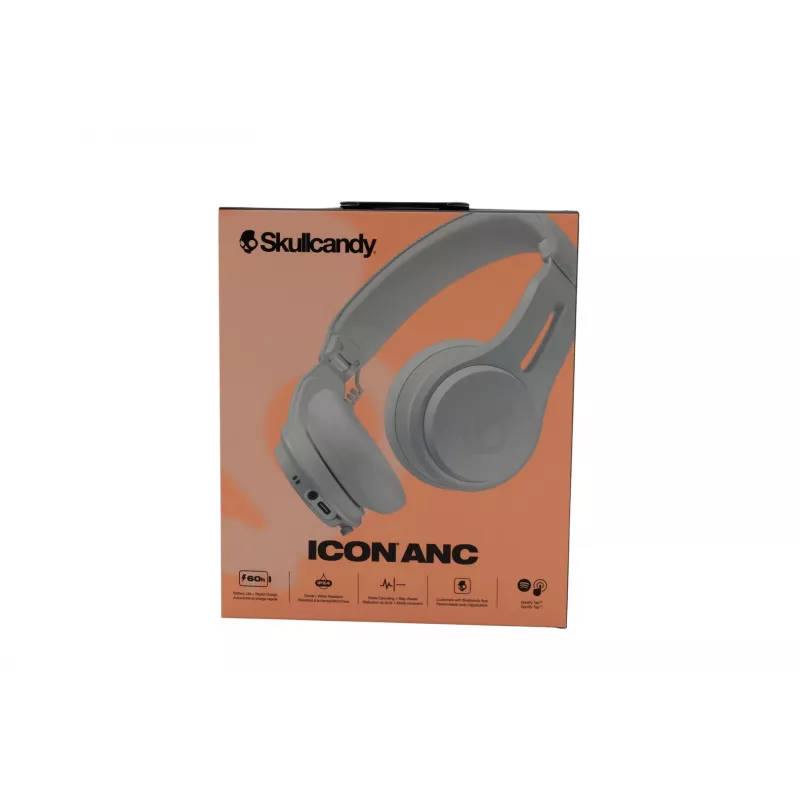 Skullcandy Icon ANC Kabellose On-Ear-Kopfhörer Orange Glow Bluetooth 5.3 ANC (S5IOW-S951)