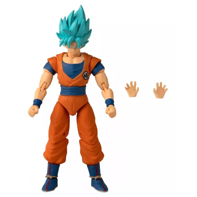 Actionfigur Bandai Dragon Stars Super Saiyan Blue Goku V2 — sammelbare, posierbare Figur