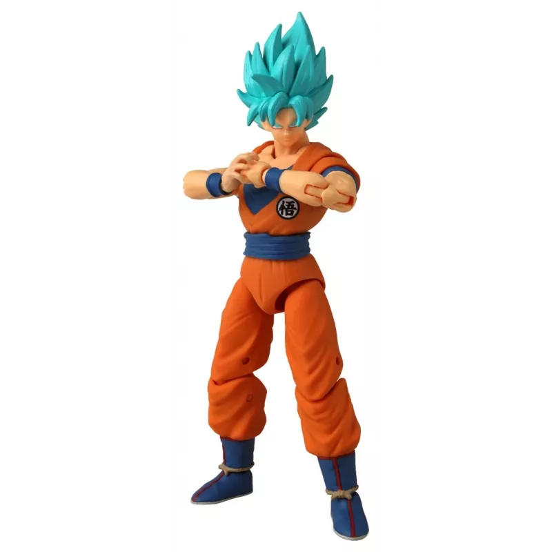 Actionfigur Bandai Dragon Stars Super Saiyan Blue Goku V2 — sammelbare, posierbare Figur