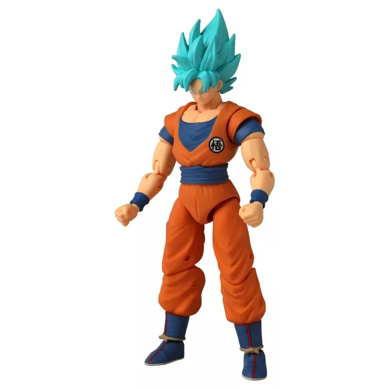 Actionfigur Bandai Dragon Stars Super Saiyan Blue Goku V2 — sammelbare, posierbare Figur