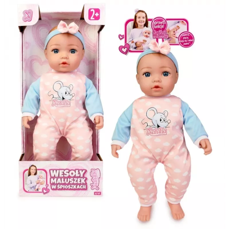 Babypuppe Artyk 45 cm – Artyk Modell 187766, weicher Körper, lebensechtes Babyspielzeug