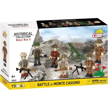 Baukasten Cobi Blocks Schlacht um Monte Cassino Historisches Militär-Diorama COBI-2063