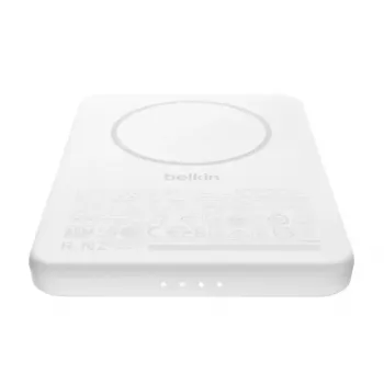 Powerbank Belkin BPD010hqWH 5000 mAh, kabelloses Laden 7,5 W, USB-C, weiß