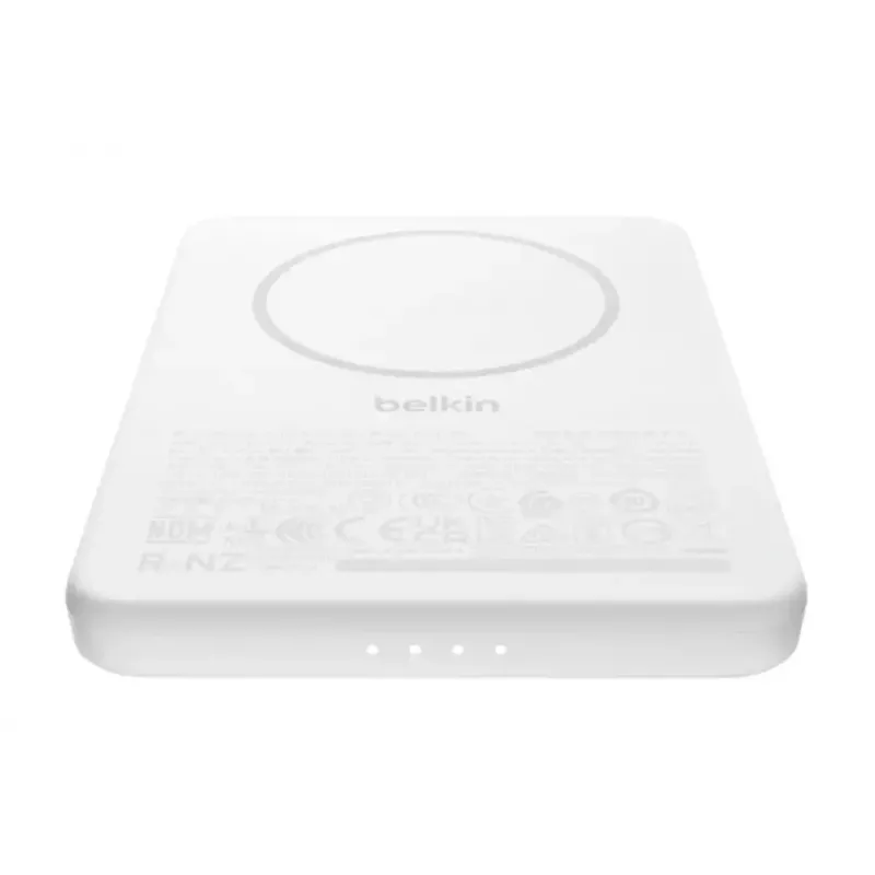 Powerbank Belkin BPD010hqWH 5000 mAh, kabelloses Laden 7,5 W, USB-C, weiß