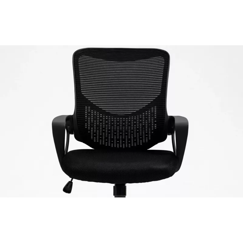 Bürostuhl ActiveJet YK507 schwarz – ergonomischer Drehstuhl, Stoff/PU, höhenverstellbar
