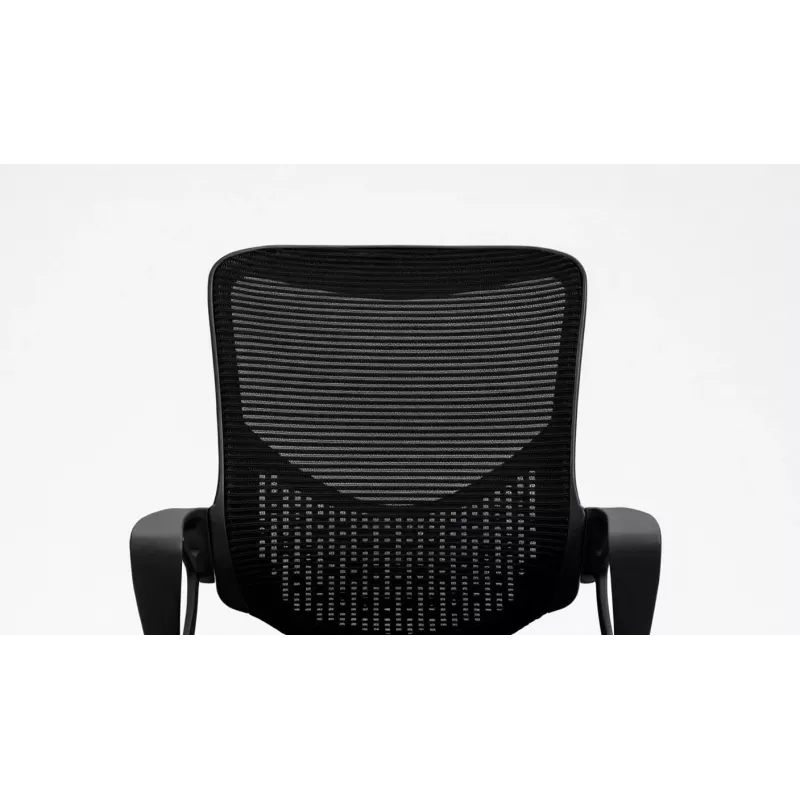 Bürostuhl ActiveJet YK507 schwarz – ergonomischer Drehstuhl, Stoff/PU, höhenverstellbar
