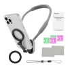 Telesin Magnetischer Nackenhalter MNM-002 für iPhone (12–16) – Verstellbarer Winkel, Leichtgewicht