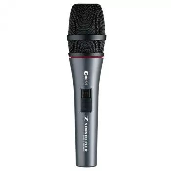 Vokal-Kondensatormikrofon Sennheiser E865‑S, Superniere, mit Ein-/Ausschalter
