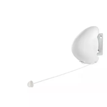 Wandmontierte Wäscheleine Leifheit Rollfix Single 80 Longline – platzsparende einziehbare Trockenleine