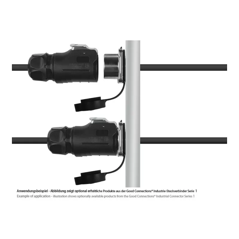 Good Connections Industrie-Steckverbinder S1 - Power 4-Pin M20