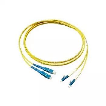 GoodConnections Patchkabel LWL Duplex OS2 (Singlemode, 9/125) LC/SC, LSZH, umkehrbare Polarität, 15m,