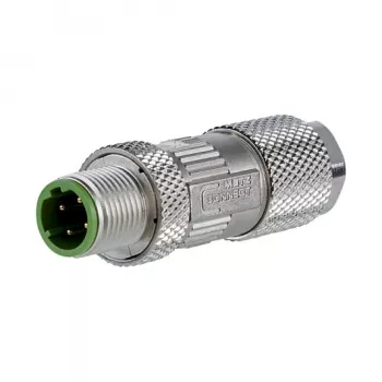 METZ CONNECT M12 Stecker D-kodiert IP67 Cat. 5 feldkonfektionierbar gerade