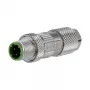 METZ CONNECT M12 Stecker D-kodiert IP67 Cat. 5 feldkonfektionierbar gerade