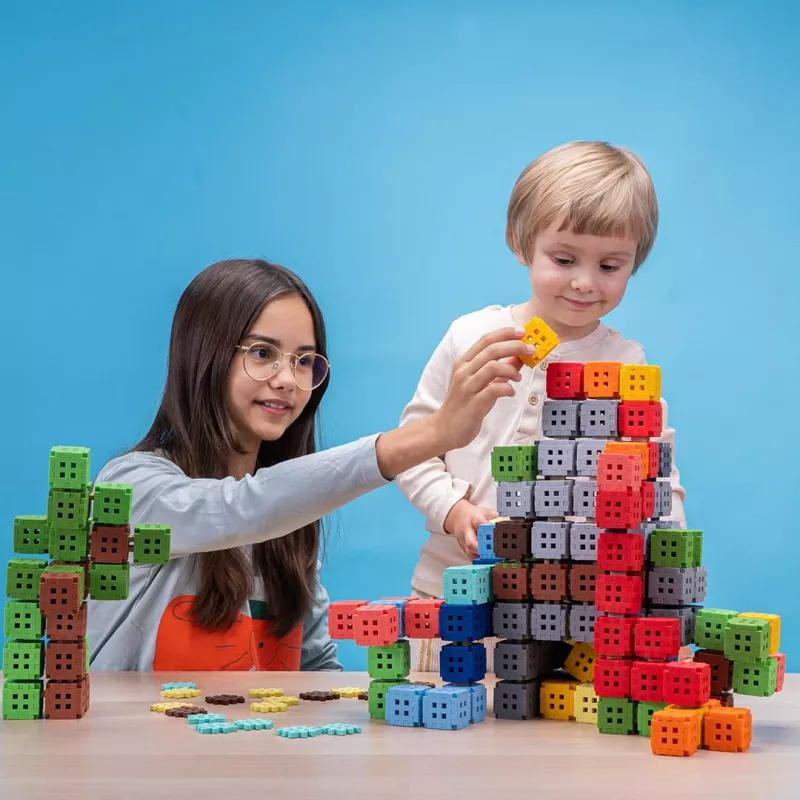Konstruktionsblöcke Marioinex Mini Waffel Modell 908204 — 142-teiliges Set